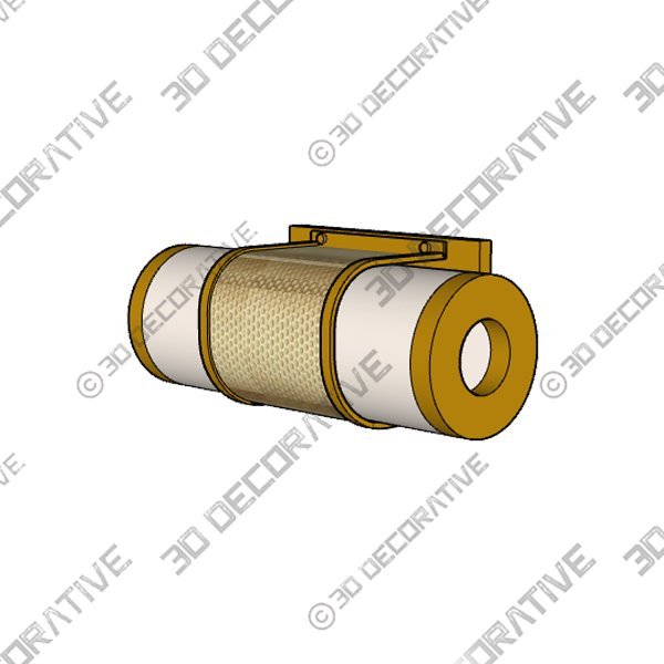 Nuvo lighting 13″W Caper 1-Light LED Vanity & Wall Brushed Brass - 3D Decorative