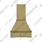 Omega National Signature Craftsman Range Hood - 3D Decorative