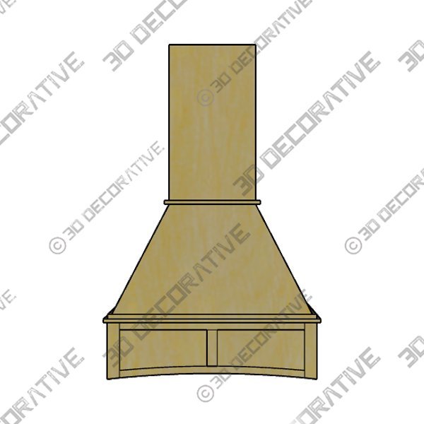 Omega National Signature Craftsman Range Hood - 3D Decorative