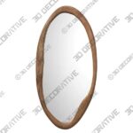 4_600X600-110-2.jpg Organic Oval Mirror in Natural Wood - 3D Decorative