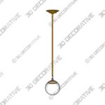 Pendant-2-52.jpg Orion Patina Aged Brass 6-Inch One-Light Mini Pendant - 3D Decorative