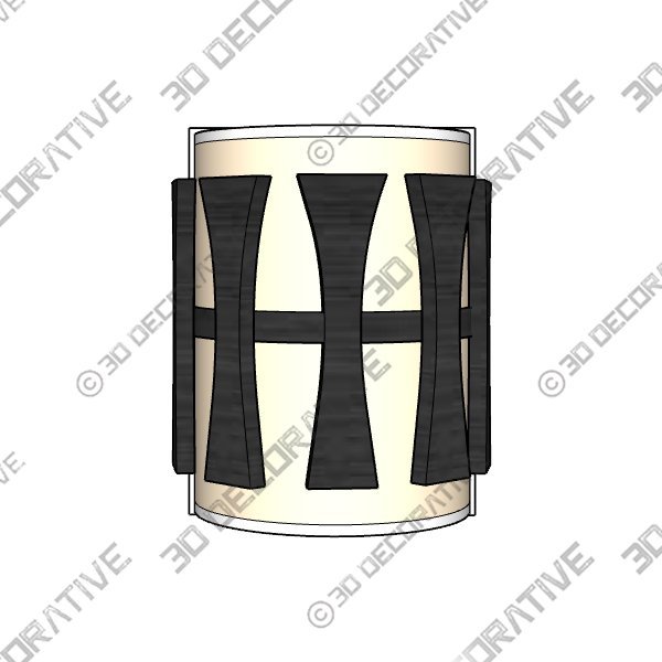 POSITIVE ENERGY WOODEN WALL LIGHT - 3D Decorative