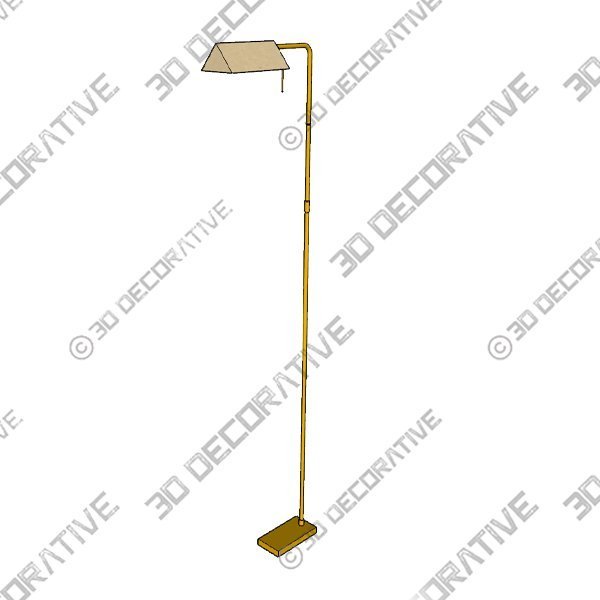 Racquel 68″ Task Floor Lamp - 3D Decorative