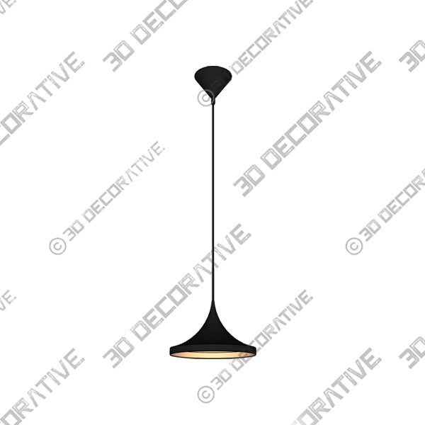 Safavieh Bowman 1-Light Lamp Pendant in Black - 3D Decorative