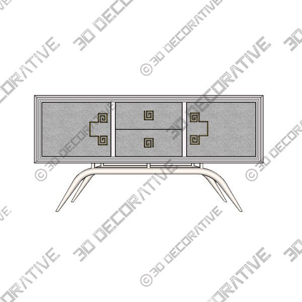Siam Credenza - 3D Decorative