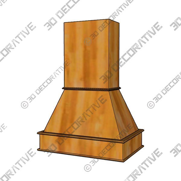 Signature Straight 36″ Wide Wall Hood - 3D Decorative