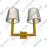 4_600x600-69.jpg Square Tube Double SconceĀ - 3D Decorative