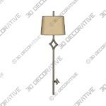 Sconce-2-7.jpg Theresa Sconce - Silver - 3D DecorativeÂ