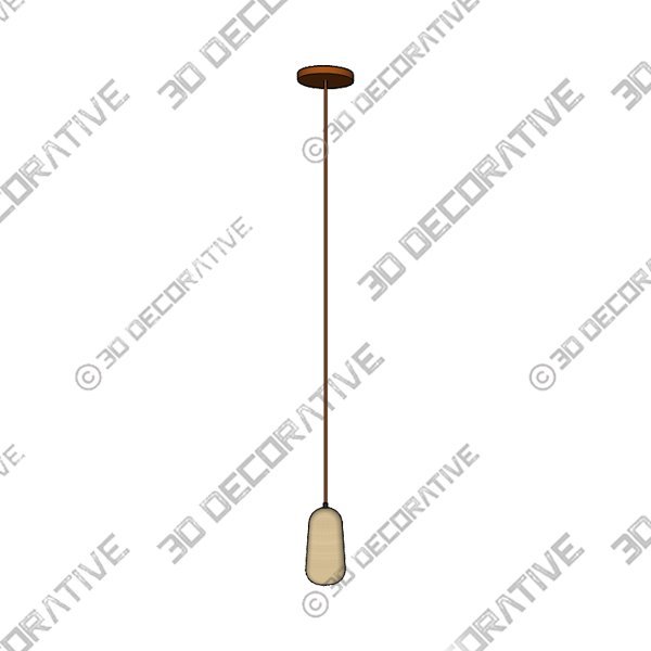 TRAVERTINE WABI LIGHTS 8 - 3D Decorative