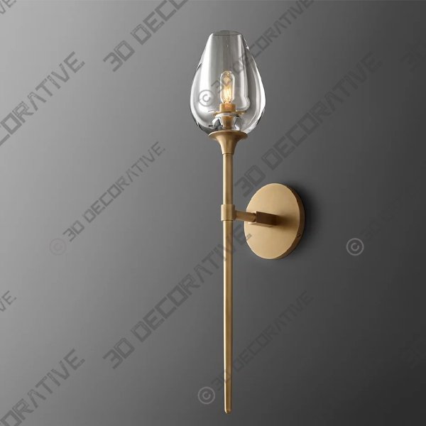 TULIP GRAND SCONCE - 3D Decorative