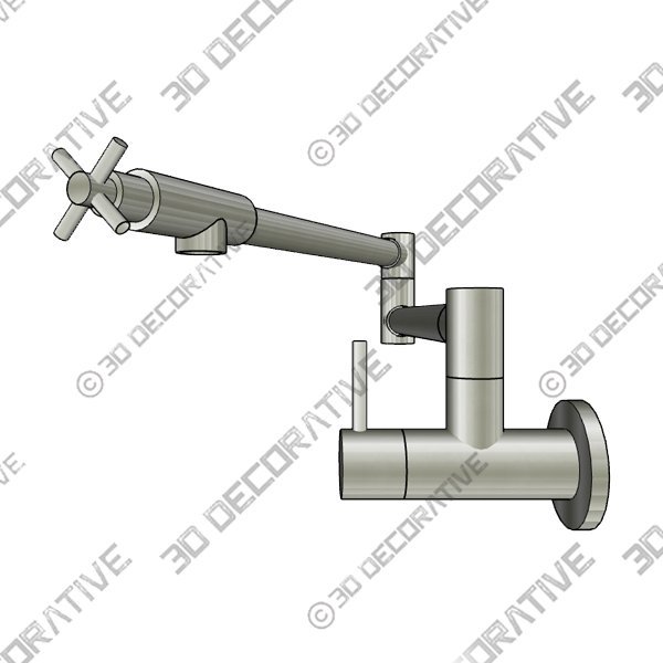 UMANYI Wall Mounted Pot Filler FaucetĀ - 3D Decorative