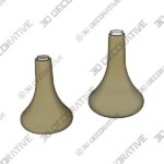 Vase-3-12-2.jpg Wood Vase – Chestnut - 3D Decorative