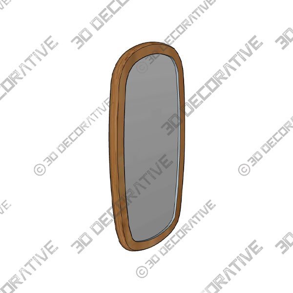 WRENFIELD MIRROR – RECTANGLE - 3D Decorative