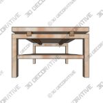 “Xilte” Coffee Table - 3D Decorative