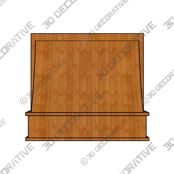 Z200-SERIES (STANDARD) WALL MOUNT STYLE RANGE HOOD - 3D Decorative