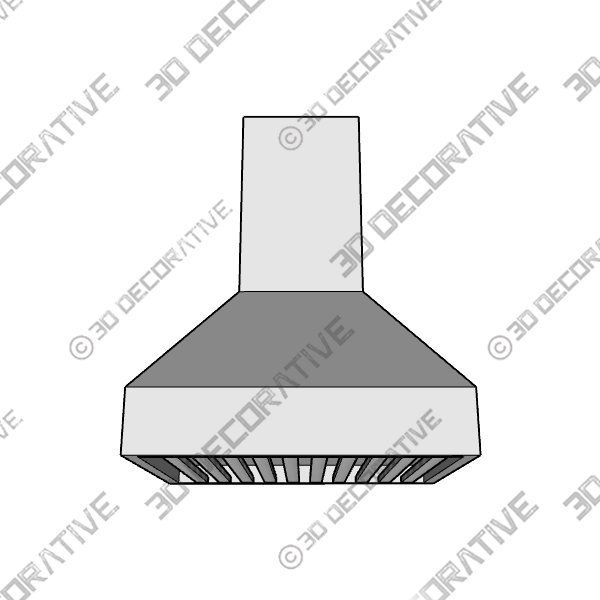 ZLINE 30″ Wall Range Hood (597-30) - 3D Decorative