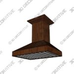 Hood-3-2.jpg ZLINE Wooden Wall Mount Range Hood In Rustic Light Finish - 3D Decorative