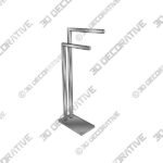 3_600X600-262.jpg Chrome Floor Standing Towel Stand - 3D Decorative