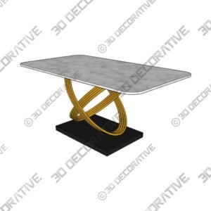 COLE DINING TABLE - 3D Decorative
