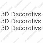 Comic_Neue - 3D Decorative