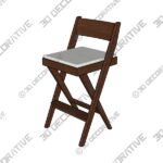 Stool-2-10-1.jpg Compass Counter and Bar Stool - 3D Decorative