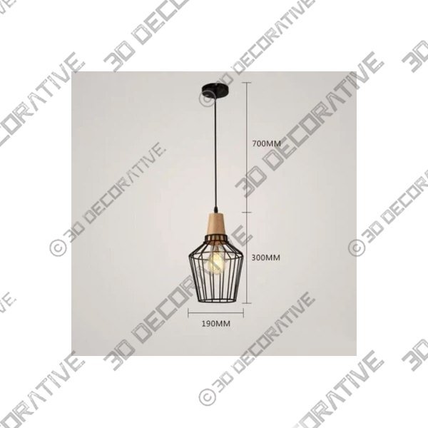 AMBREEN VINTAGE IRON PENDANTS 3 - 3D Decorative