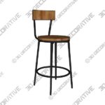 Stool-2-5-4.jpg Arnold Reclaimed Wood Swivel Stool - 3D Decorative