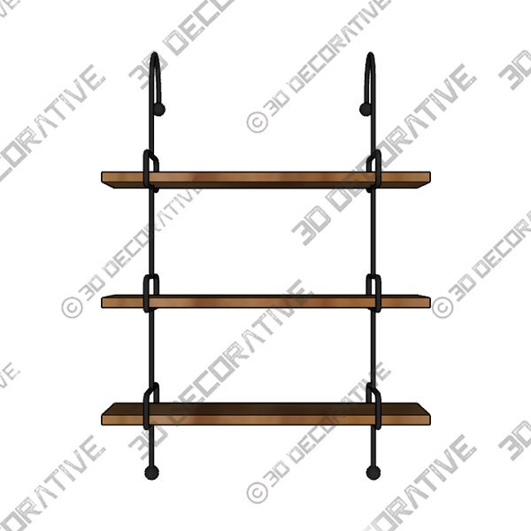 Arul 3 Piece Tiered Shelf - 3D Decorative