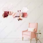 BBTO Mirror Sheets Flexible Non Glass Mirror Plastic Mirror Self Adhesive - 3D Decorative