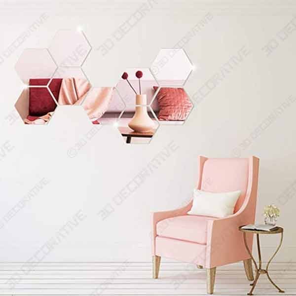 BBTO Mirror Sheets Flexible Non Glass Mirror Plastic Mirror Self Adhesive - 3D Decorative