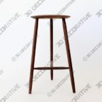 Stool-4-8-2.jpg Beachcomber Bar Stool in Walnut - 3D Decorative