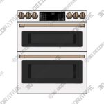 Café™ 30″ Smart Slide-In, Front-Control, Radiant and Convection Double-Oven Range - 3D Decorative