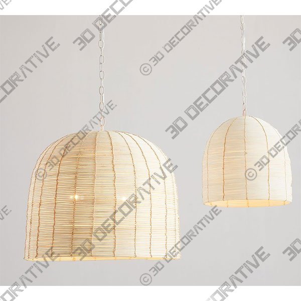 Cambria Rattan Pendant - 3D Decorative