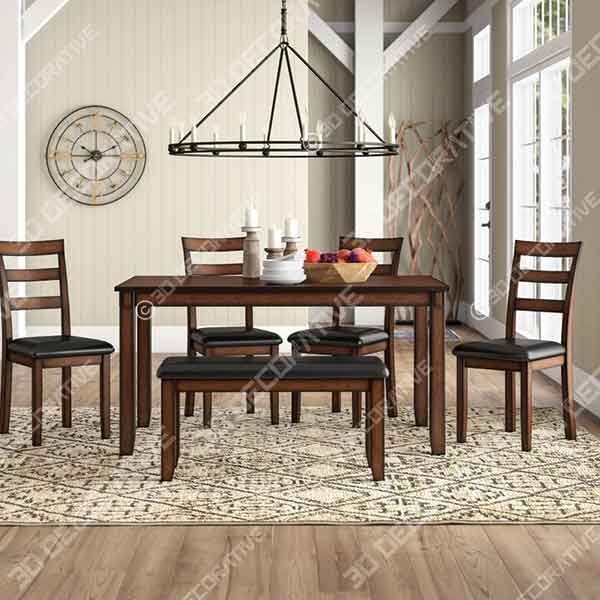 Carolina 6 Piece Dining Set - 3D Decorative
