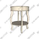 3_600x600-48.jpg Cayuga 24” Tall End Table - 3D Decorative