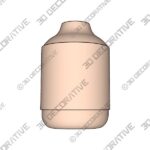 Ceramic Rustic Farmhouse Vase, Sand Glaze Finish Boho Vase - 3D Decorative