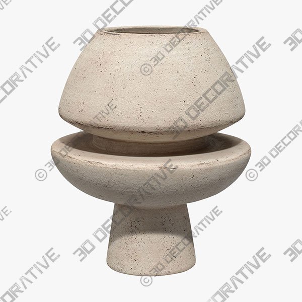 Champignon Handcrafted Ceramic Vase - 3D Decorative