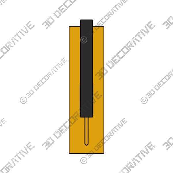 Chicago PM Old Satin Brass One-Light Wall Sconce - 3D Decorative