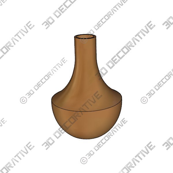 Coastal Wood Vases - 3D Decorative