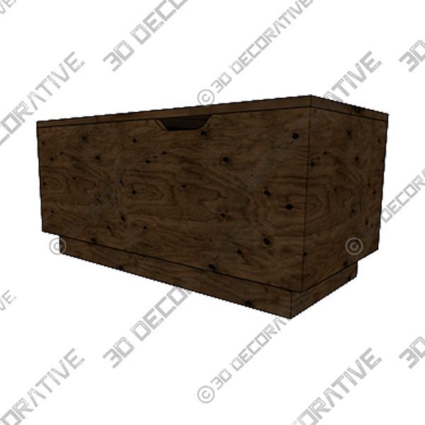 Colten Lift Top Block Coffee Table with Storage - 3D Decorative