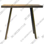 Console Table, Rainbow Poplar Hand-Made Minimal Design - 3D Decorative
