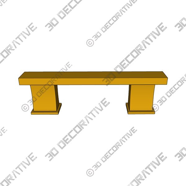 Cosmas 702-4GC Gold Champagne Contemporary Cabinet Pull - 4" Hole Spacing - 3D Decorative