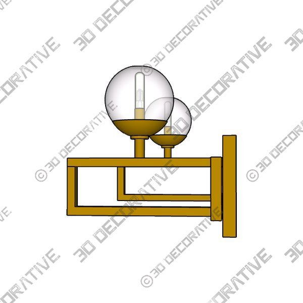 Crosby 16 Inch 2 Light Bath Vanity Light by Savoy House - 3D Decorative