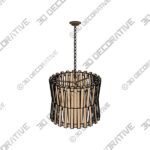 Chandelier-1-2-5.jpg Currey & Co Chaconne Brass Chandelier - 3D Decorative