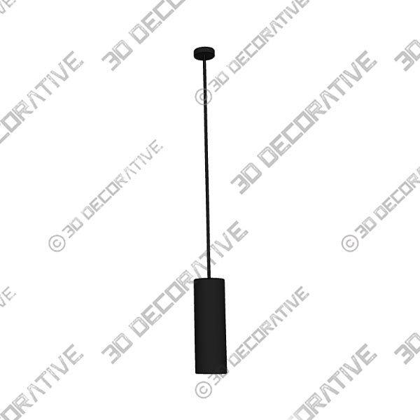 Lamp-1-44.jpg EGLO Tortoreto 1-Light 89-Inch Mini Pendant Light in Matte BlackĀ - 3D Decorative