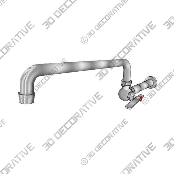 Faucet with Ultra Spray ValveĀ - 3D Decorative