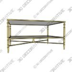 Franconia Coffee Table with Storage - 3D Decorative