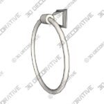 HowPlumb Towel Ring Bathroom Hardware - 3D Decorative