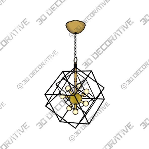 Hudson Valley Roundout 26″ Wide Brass Finish Pendant Light Lamp - 3D Decorative