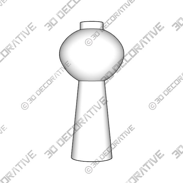 Japanese Ceramic Vases - 3D Decorative